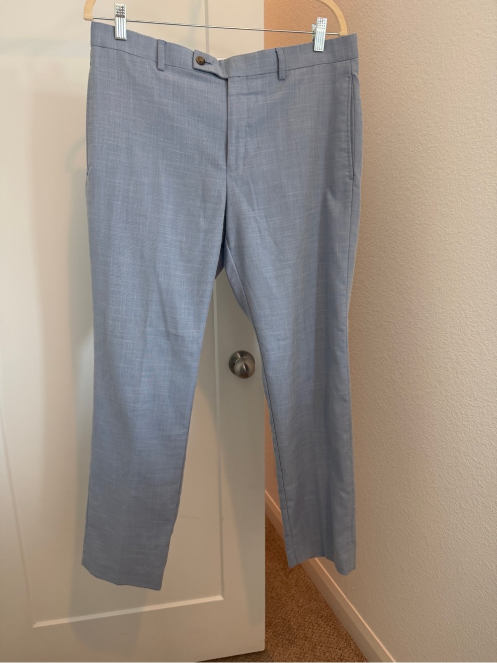 Ralph Lauren Light Blue Men's Dress Pants - Slim Straight